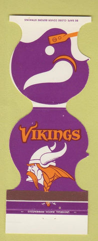 Matchbook Cover - Minnesota Vikings Football 1978 Bank Stillwater MN