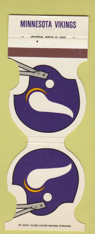 Matchbook Cover - Minnesota Vikings Football 1980 Benson's Eyewear