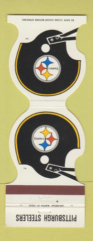 Matchbook Cover - Pittsburgh Steelers Football 1981 Bridgeville PA Trust