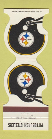 Matchbook Cover - Pittsburgh Steelers Football 1980 Ambridge Wexford Natrona PA