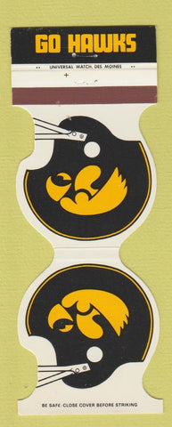 Matchbook Cover - Iowa Hawkeyes Football 1981 Tom Nereim Iowa City IA Heating AC