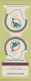 Matchbook Cover - Miami Dolphins Football 1978 Chase Federal WEAR
