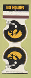Matchbook Cover - Iowa Hawkeyes Football 1982 Prouty Company
