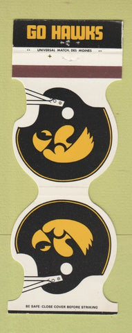 Matchbook Cover - Iowa Hawkeyes Football 1982 Prouty Company