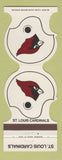 Matchbook Cover - St Louis Cardinals Football 1975 Ashley State Bank IL Jewelite