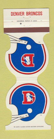 Matchbook Cover - Denver Broncos Football 1982 Chad's Lakewood Colorado