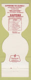 Matchbook Cover - Eastern Kentucky Colonels Football 1980