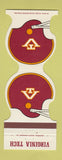 Matchbook Cover - Virginia Tech Hokies Football 1982 Bank Blacksburg VA