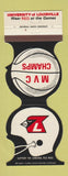 Matchbook Cover - Louisville Cardinals basketball football 1975 Auto Parts