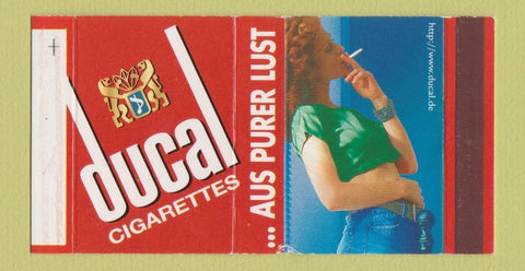 Matchbox - Ducal Cigarettes girlie