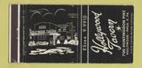 Matchbook Cover - Hollywood Tavern Philadelphia PA 30 Strike