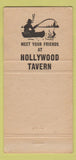 Matchbook Cover - Hollywood Tavern Philadelphia PA 30 Strike