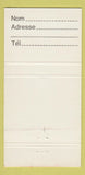 Matchbook Cover - Cousin Germain Restaurant La Cousiniere Quebec QC 30 Strike