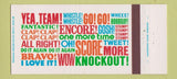 Matchbook Cover - Ovations Spectrum Philadelphia PA Flyers 76ers 30 Strike