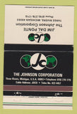 Matchbook Cover - Jim Dal Ponte Johnson Corp Three Rivers MI 40 Strike