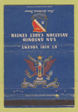 Matchbook Cover San Antonio Aviation Cadet Center San Antonio TX WORN 40 Strike