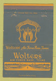 Matchbook Cover - Wolters Air Force Base TX WEAR 40 Strike