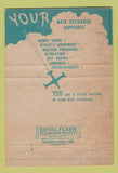 Matchbook Cover - Webb Air Force Base Big Spring TX Jet Training 40 Strike
