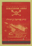 Matchbook Cover - Fort Moultire SC postcard 40 Strike