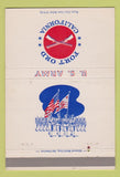 Matchbook Cover - Fort Ord CA Army PX 40 Strike