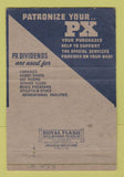 Matchbook Cover - Biggs Air Force Base TX Bomb Wing WEAR 40 Strike