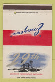 Matchbook Cover - 29th Essayons Military Engineers 40 Strike