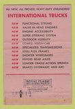 Matchbook Cover - International Harvester Trucks Benton PA Laubach 40 Strike