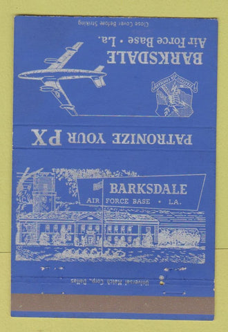 Matchbook Cover - Barksdale Air Force Base LA PX PRINTING ERROR 40 Strike