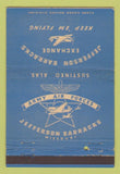 Matchbook Cover - Jefferson Barracks Exchange WWII MO Army Air Forces 40 Strike