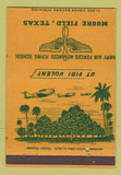 Matchbook Cover - Army Air Forces Flying School Moore Field TX 40 Strike