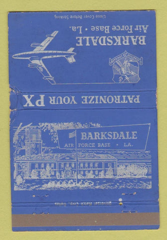 Matchbook Cover - Barksdale Air Force Base LA PX 40 Strike