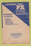 Matchbook Cover - Barksdale Air Force Base LA PX 40 Strike