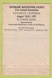 Matchbook Cover - Richard Nixon President RMS Match #5 Liberty Bell 40 Strike