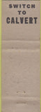 Matchbook Cover - Pastime Bar Reserve NM LA Copita Wines Lord Calvert? WEAR