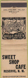 Matchbook Cover - Sweet Shop Cafe Reserve NM