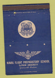 Matchbook Cover - Naval Flight Prep School DePauw Greencastle IN 40 Strike