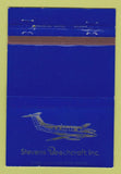 Matchbook Cover - Stevens Beachcraft Airplanes WEAR 40 Strike