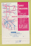 Matchbook Cover - Coast Carloading Trucking Portland Eugene Tacoma 40 Strike