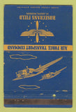 Matchbook Cover Air Force Transport Rosecrans Field ST Joseph MO WORN 40 Strike