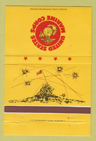 Matchbook Cover - US Marine Corps  40 Strike