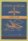 Matchbook Cover - Army Air Base Saellite Ainsworth NE WWII WEAR 40 Strike