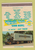 Matchbook Cover - Takin Bros Trucking 40 Strike