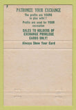Matchbook Cover - Fort Sam Houston TX 4th US Army  40 Strike