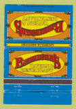 Matchbook Cover - Bennigan's Tavern Restaurant Louisville KY WEAR 40 Strike