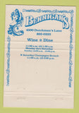 Matchbook Cover - Bennigan's Tavern Restaurant Louisville KY WEAR 40 Strike