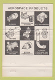 Matchbook Cover - Janitrol Aero Wichita KS Seattle Fort Worth Columbus 40 Strike