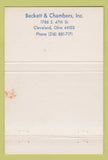 Matchbook Cover - North American Van Lines Trucking King Tut Cleveland 40 Strike