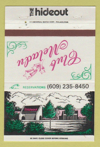 Matchbook Cover - Club Meladu The Hideout Mount Laurel NJ 40 Strike