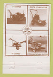 Matchbook Cover - Limbco Brush Cutters Stumps 40 Strike