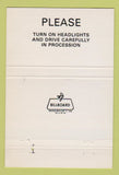 Matchbook Cover - Young Nichols Funeral Home Tipton IN 40 Strike